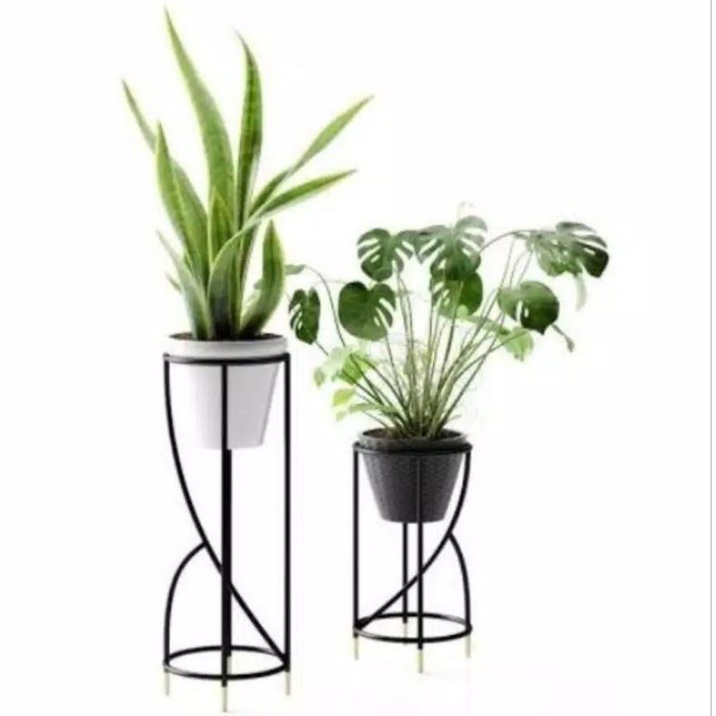 Jual Standing pot/Rak pot Lengkung set.isi 2pc. ( 1kg.2pc ) | Shopee ...