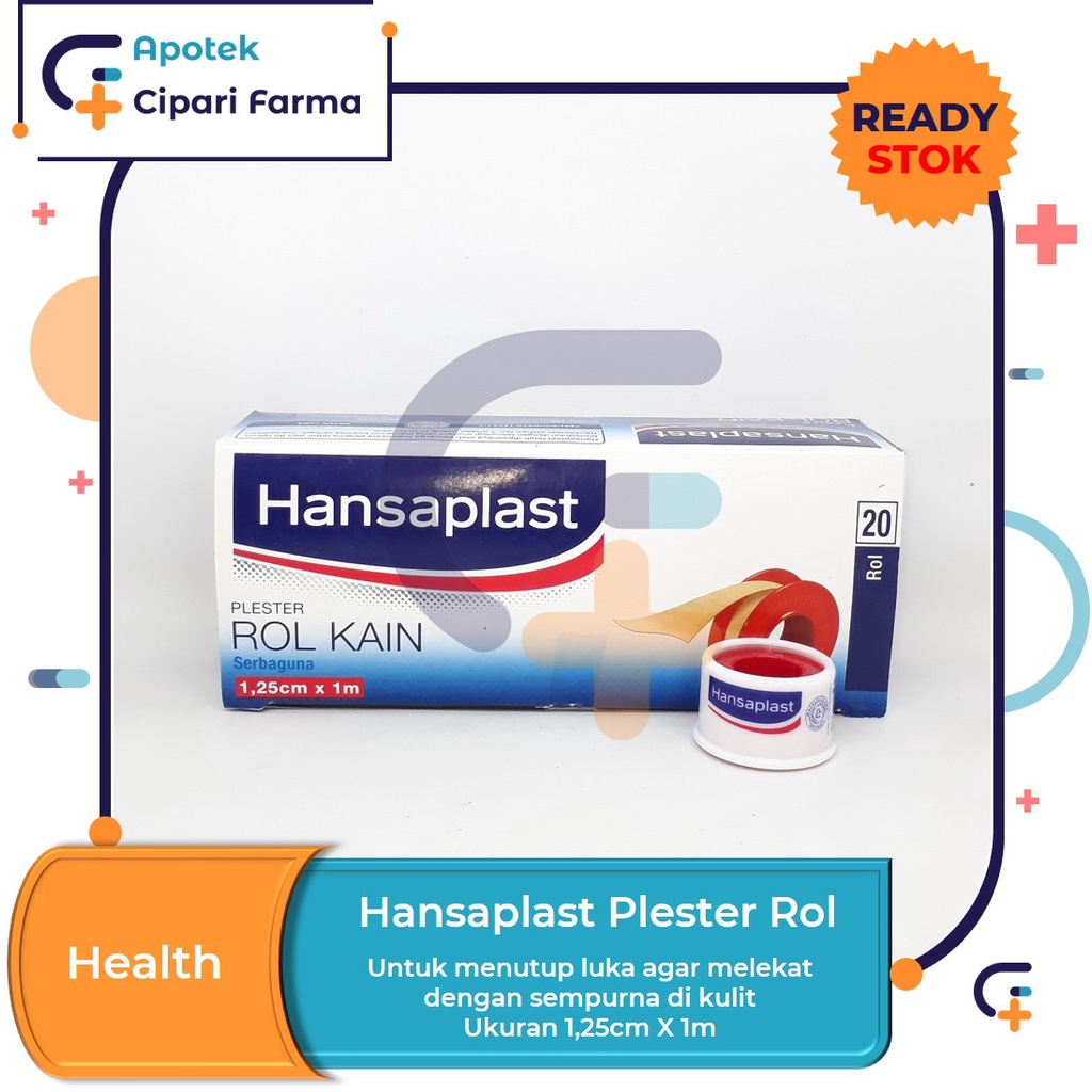 Jual Hansaplast Plester Roll Kain | Perekat Kasa | Perban | Shopee ...