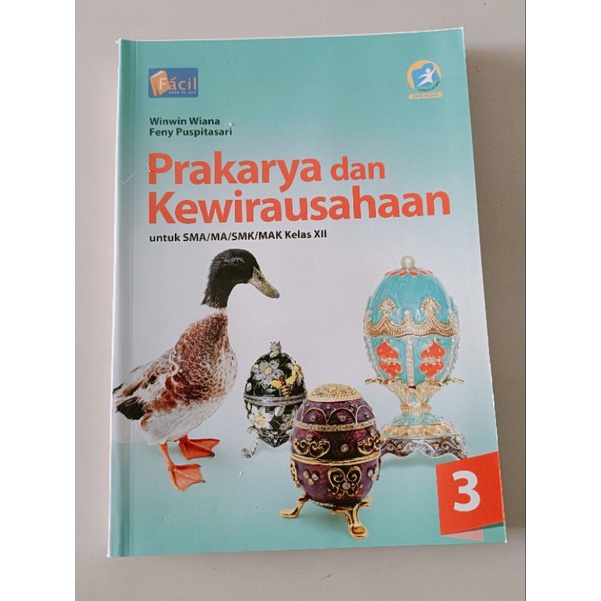 Jual BUKU PRAKARYA DAN KEWIRAUSAHAAN SMA KELAS 12 FACIL | Shopee Indonesia