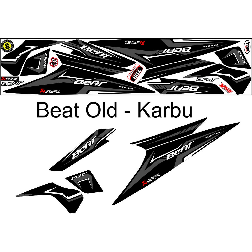 Jual LIS STRIPING BEAT STIKER HONDA BEAT KARBU LIS BEAT OLD 2008 SAMPAI ...