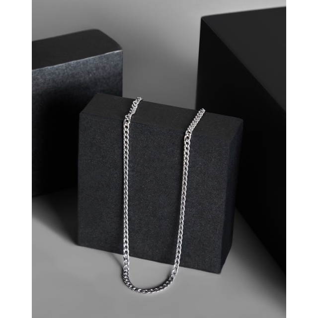 Jual Cain Chain Necklace (3 mm) | Shopee Indonesia