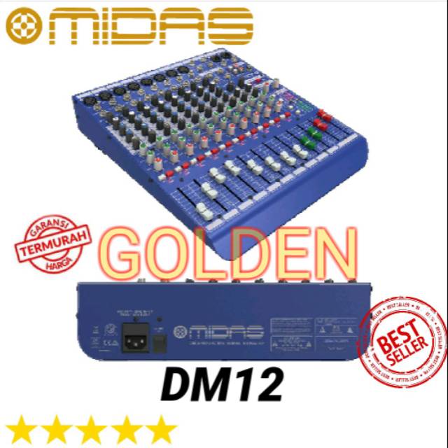 Midas DM12 アナログミキサー 12チャンネル