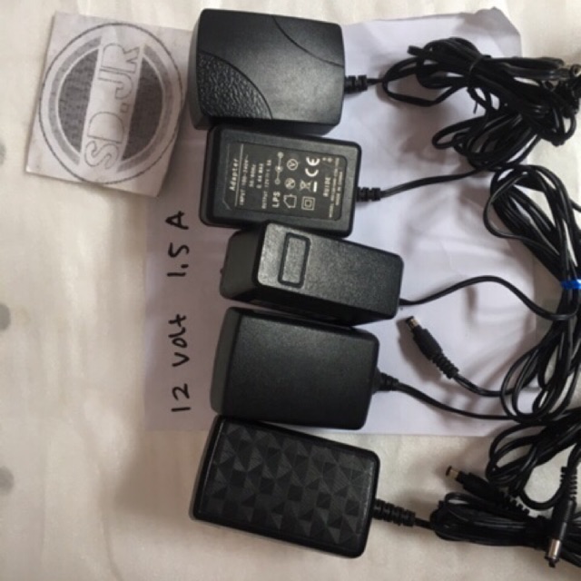 Jual Adaptor 15v 12v 12.5v 5v router stb driver lampu modem mainan dan ...