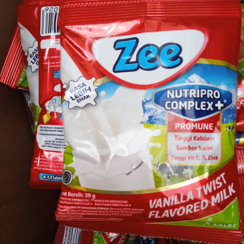 Jual Susu Zee renceng isi 10 sachet | Shopee Indonesia