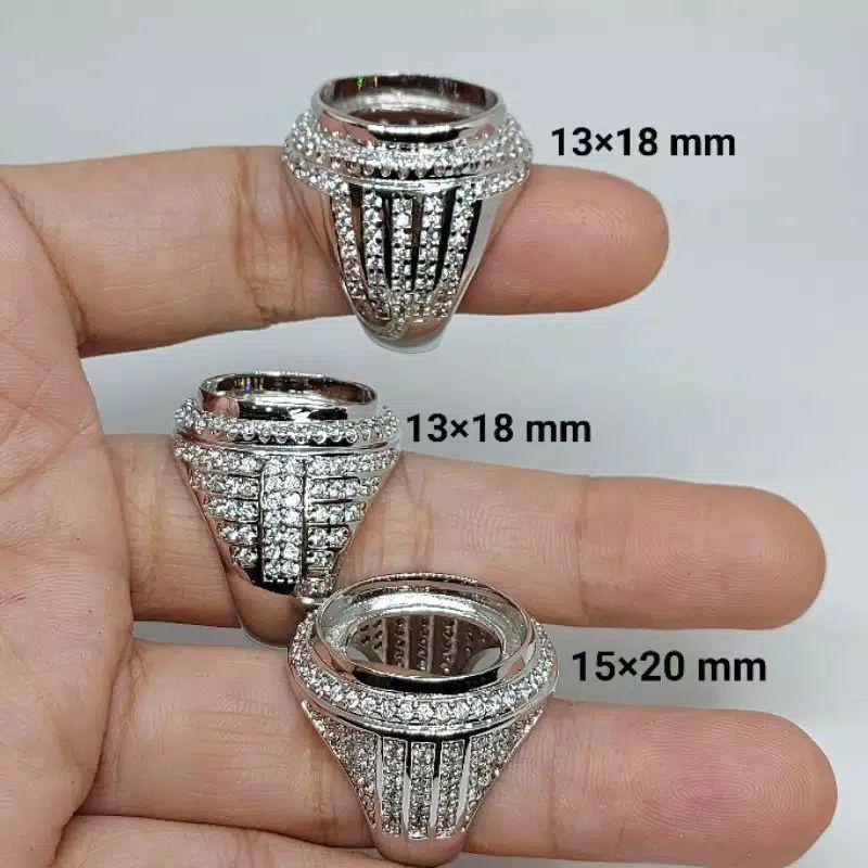 Jual CINCIN/EMBAN/RING ALPAKA MICRO SETTING TANAM BERBAGAI MACAM ...
