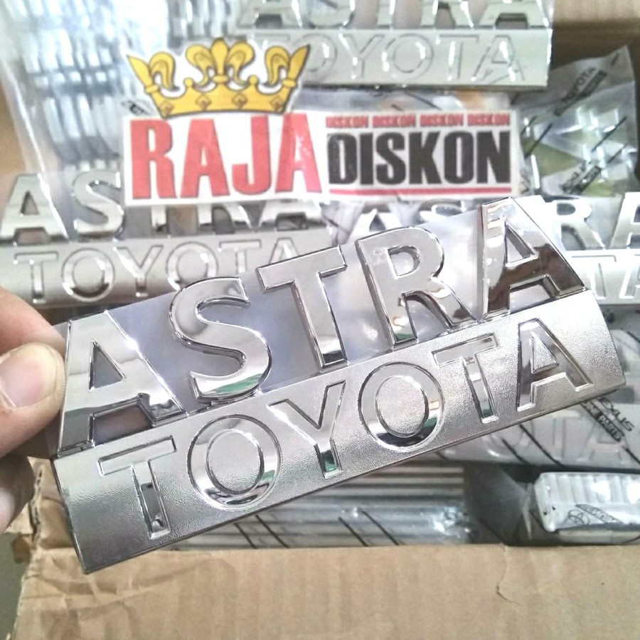 Jual Emblem Logo Tulisan Astra Toyota Ori Agya Calya Shopee Indonesia