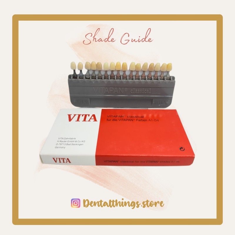 Jual Dental Shade Guide VITA / classical vitapan / acuan panduan warna