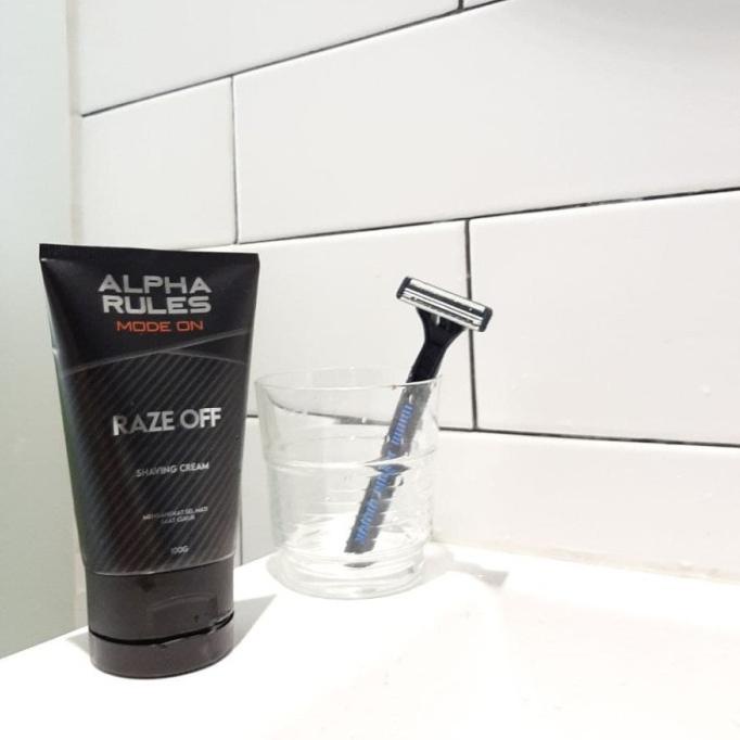 Jual Alpha Rules Raze Off Shaving Cream / Krim Cukur Jenggot Kumis Pria ...