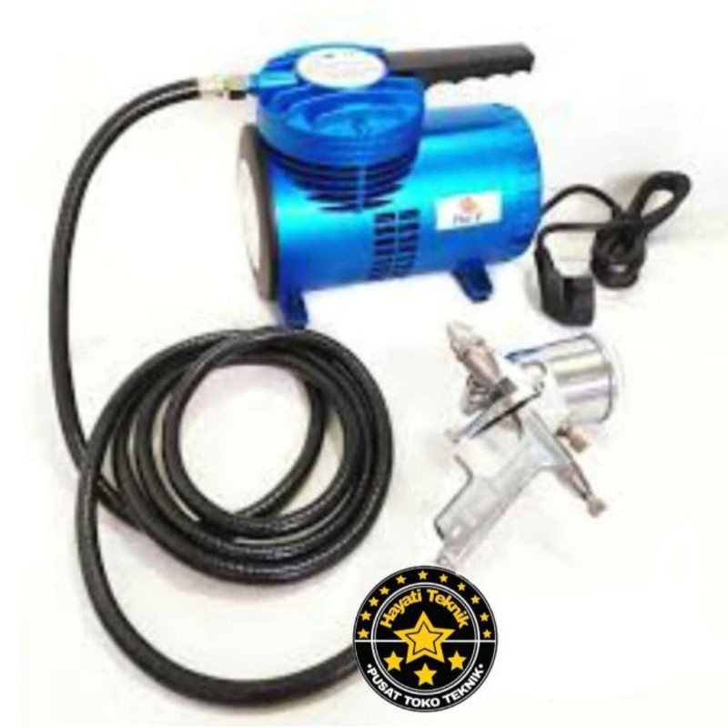 Jual COMPRESOR Mini Portabel Ekonomi 25 psi - Listrik 220v komplesor ...