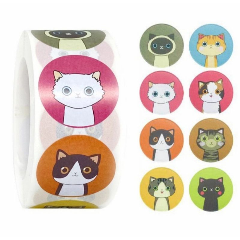 Jual Stiker Kartun Anak isi 500 Cutting Sticker / Sticker Rol Murah 2.5 ...