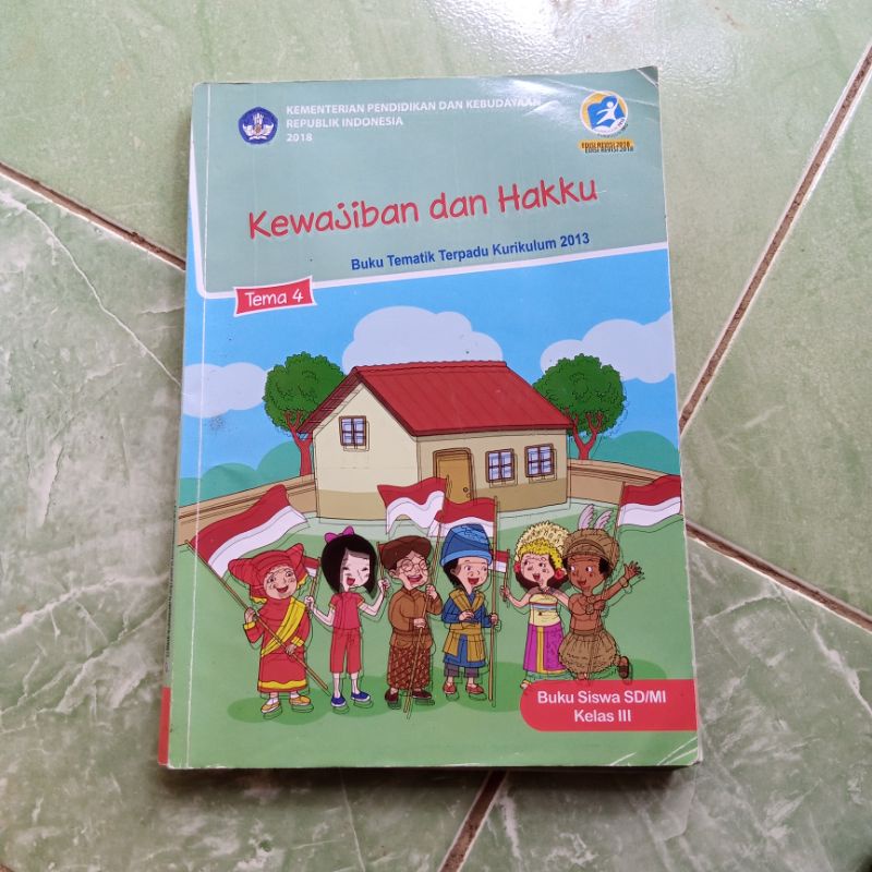 Jual BUKU TEMATIK SD kelas 3 tema 4 buku siswa dikbud | Shopee Indonesia