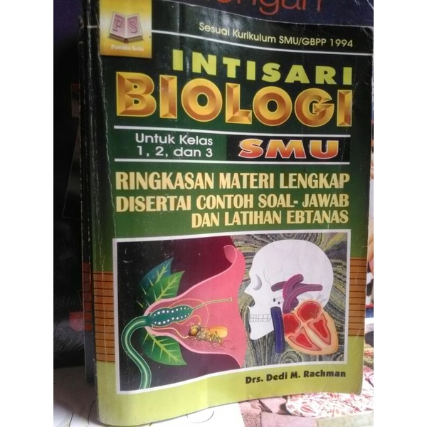 Jual Intisari Biologi Untuk Kelas 1 2 And3 Smu Shopee Indonesia