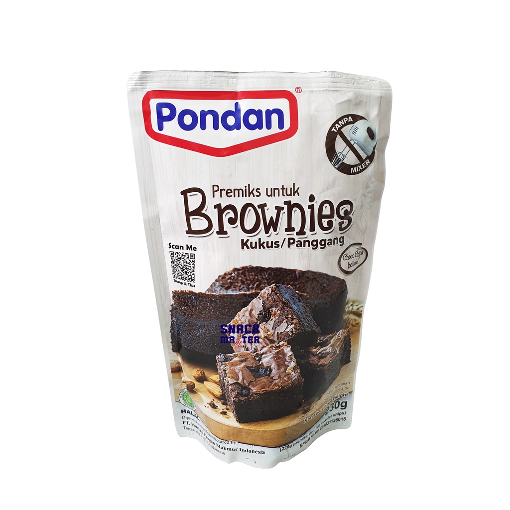 Jual Pondan Brownies Kukus Pouch Netto 230gr Shopee Indonesia