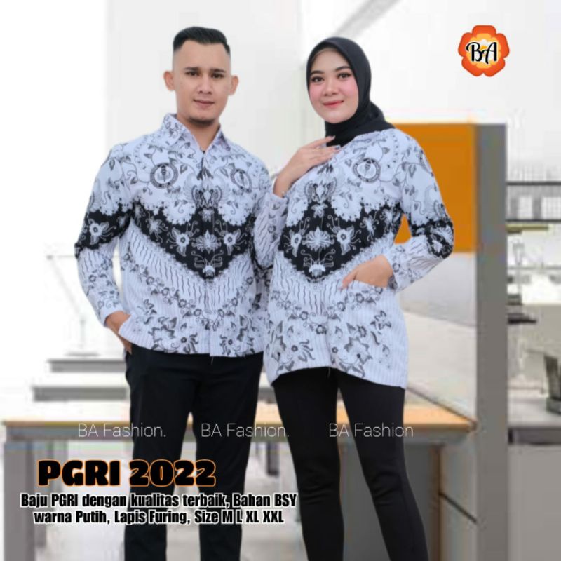 Jual BAJU BATIK SERAGAM PGRI TERBARU SERAGAM PGRI WANITA SERAGAM PGRI ...