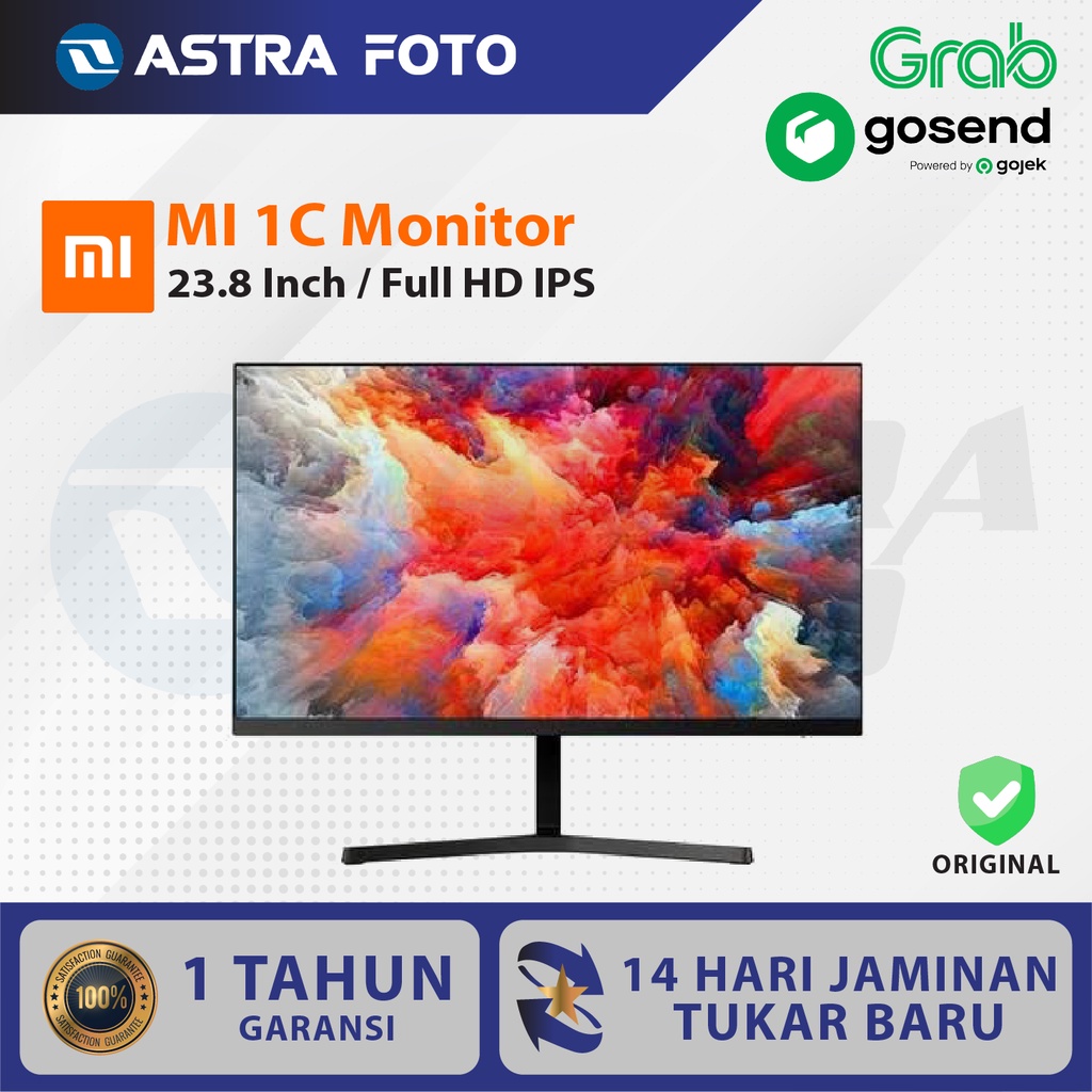 Jual XIAOMI MI 1C 23.8 inch Desktop Monitor Full HD IPS | Shopee Indonesia