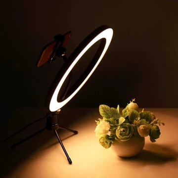 Lacyfans Halo Ring Light Led 120 Led 10 Inch Holder Mini Tripod Rl 128 Kirana