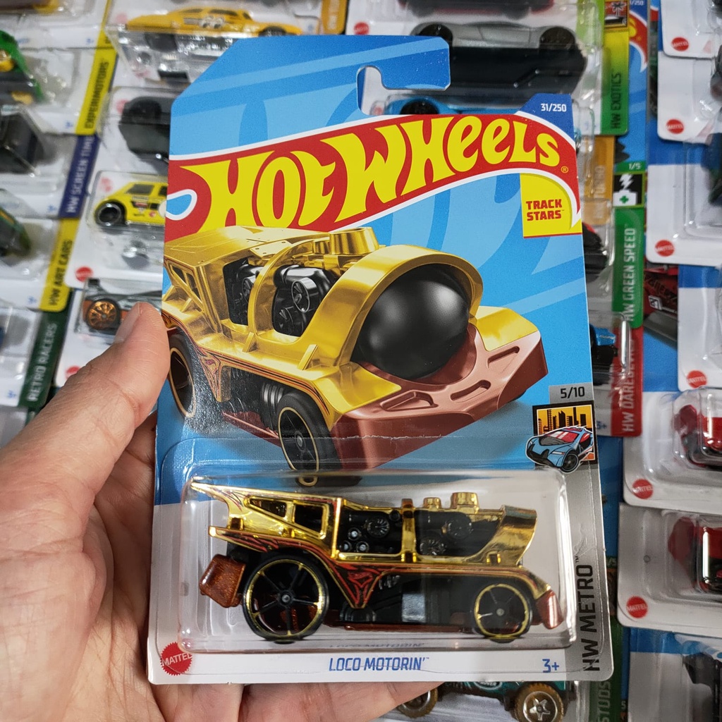 Jual Hot Wheels Hotwheels Loco Motorin Gold Lot H 2022 Original Diecast Shopee Indonesia 0022