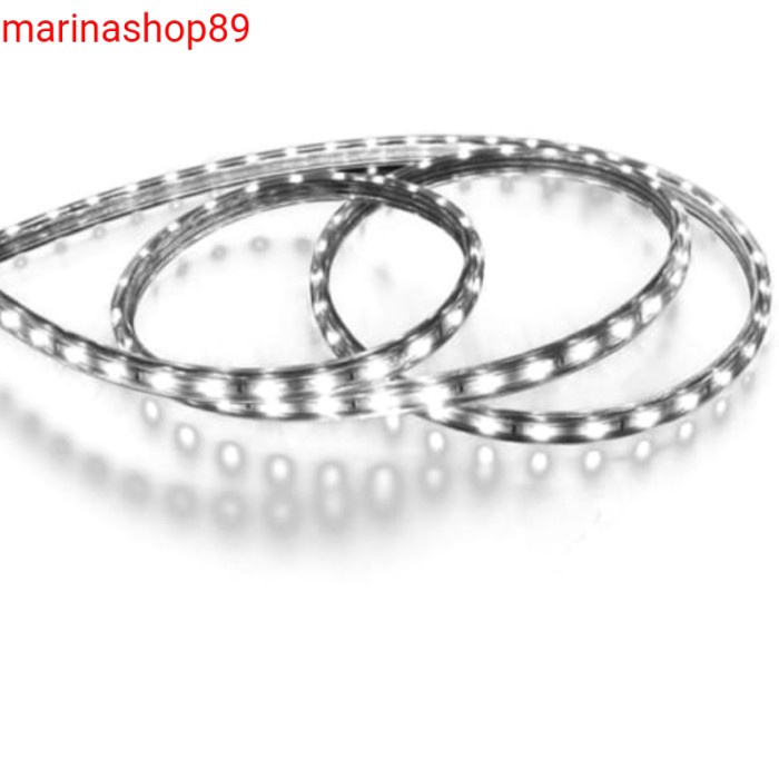 Jual krisbow lampu led strip 25 w 6500 k_led strip IP65 putih 5 meter ...
