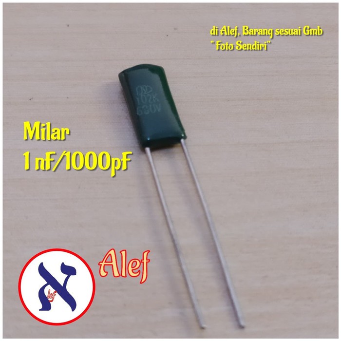 Jual Pcs Kapasitor Milar Nf Capasitor Mylar Pf Capacitor V Shopee Indonesia