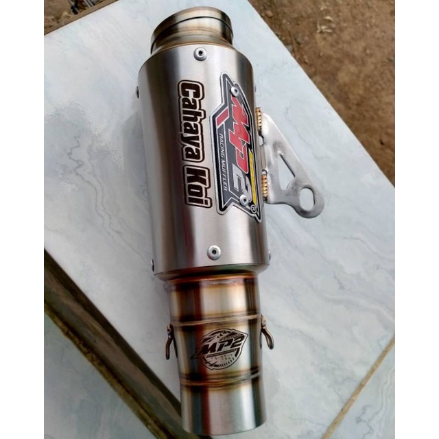 Jual Silencer Knalpot Racing Tipe Sr Original Mp Muffler Mx King New Old Vixion Sonic R