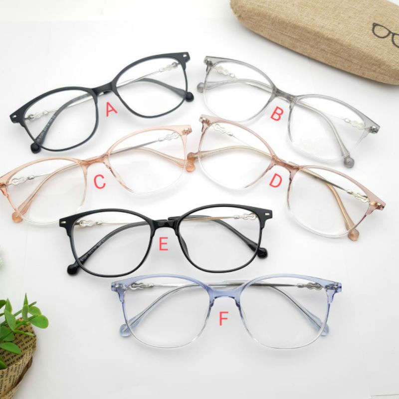 Jual paket frame dan lensa.. frame kacamata 81261 | Shopee Indonesia