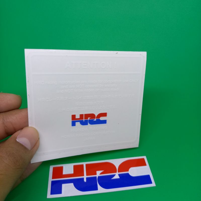 Jual stiker attention & HRC honda | Shopee Indonesia