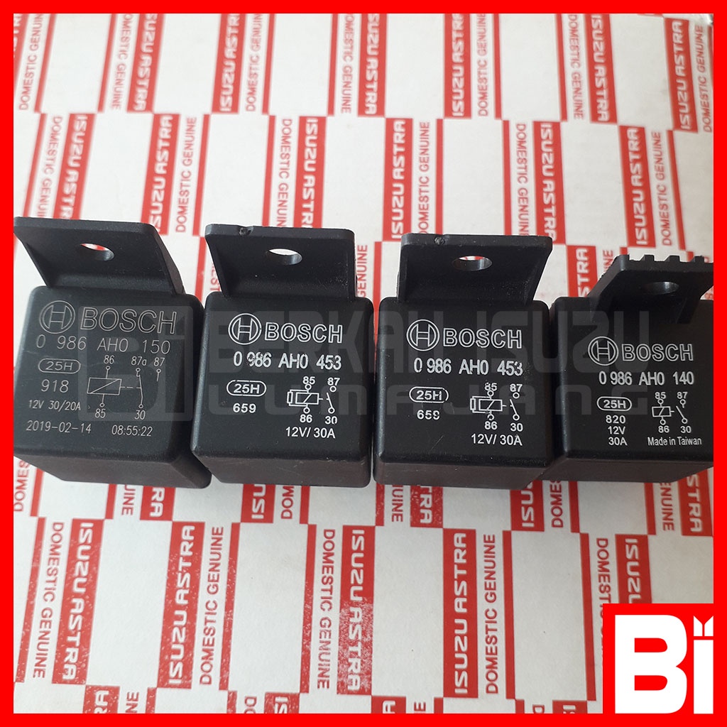 Jual Paket Relay merk Bosch Original 12v 12 Volt | Shopee Indonesia