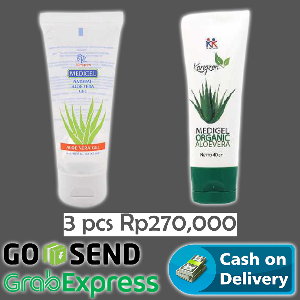 Jual Lidah Buaya Kangzen Medigel Natural Aloe Vera & Medigel Organic