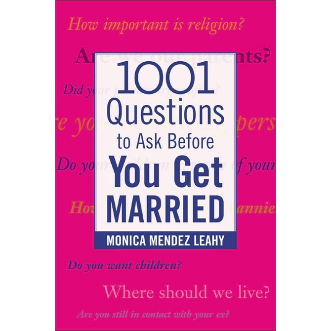 Jual Buku 1001 Questions To Ask Before You Get Married Shopee Indonesia