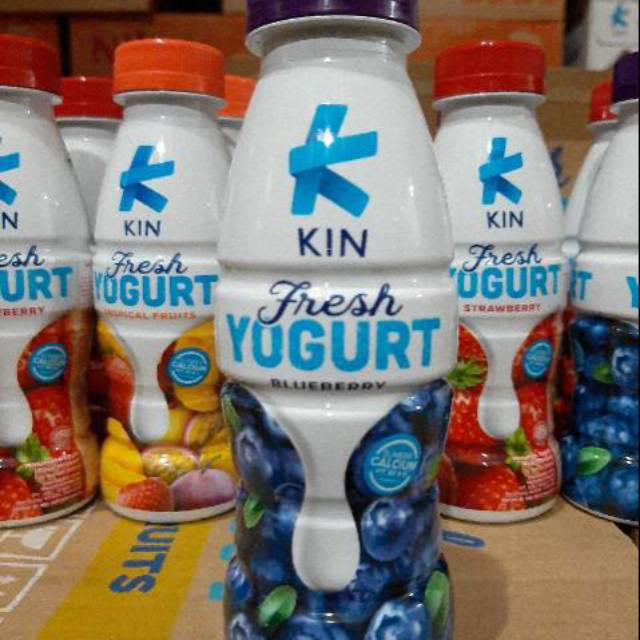 Jual KIN Fresh YOGURT BLUEBERRY 200ml | Shopee Indonesia