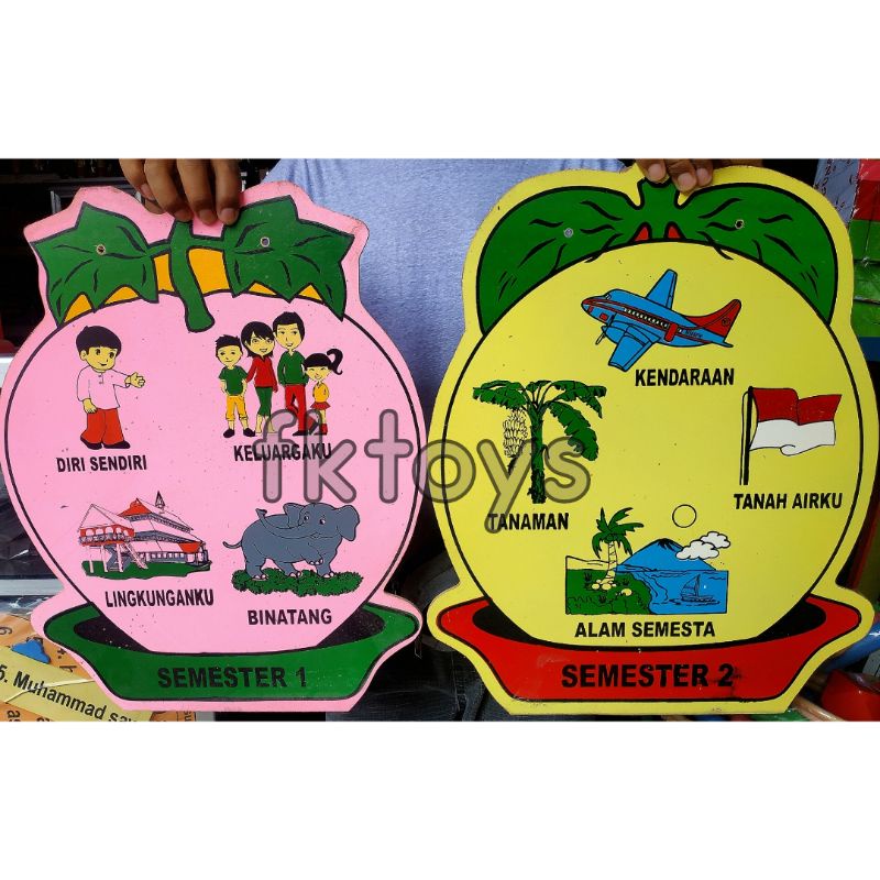 Jual Papan Tema semester 1& 2 _Ape tk paud Mainan edukasi | Shopee ...