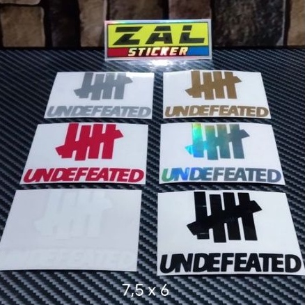 Jual STICKER UNDEFEATED STICKER CUTTING | Shopee Indonesia