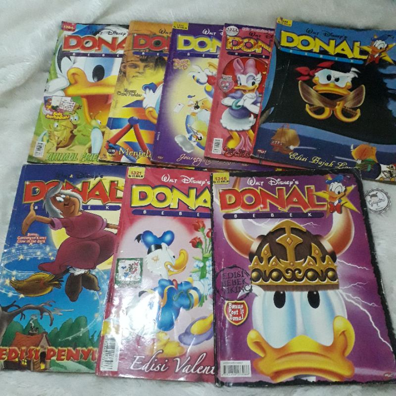 Jual Donal Bebek Edisi Khusus Tematis Komik Cabutan Walt Disney