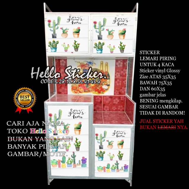 Jual Stiker Rakpiring 4 Kaca | Shopee Indonesia