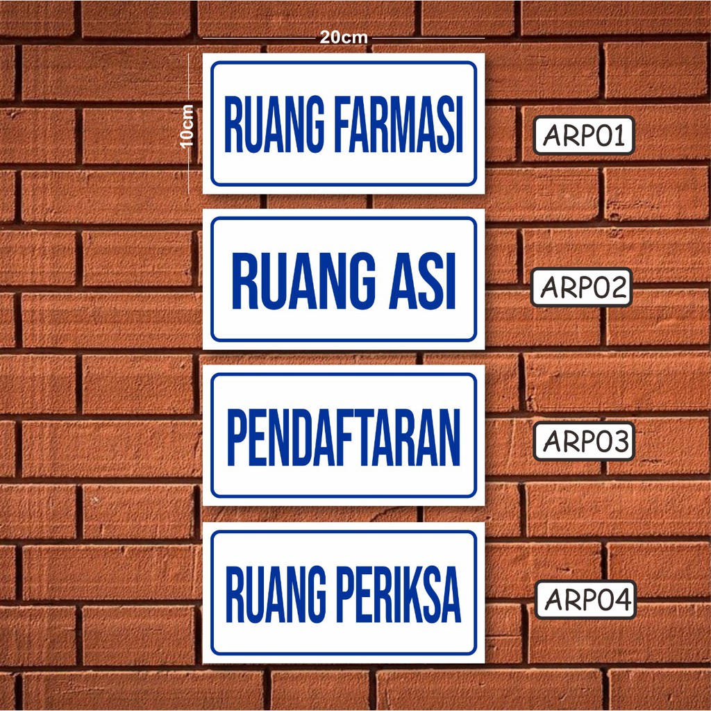Jual Acrylic Sign Rumah Sakit - Akrilik Sign RS Variant (BISA CUSTOM ...