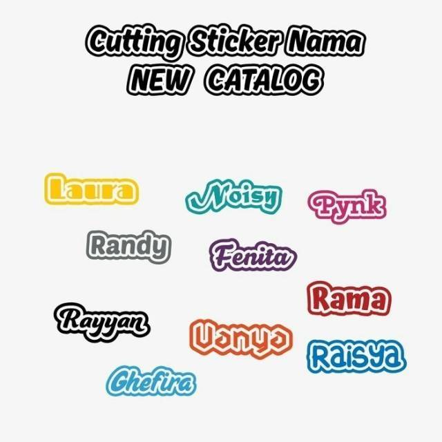 Jual Sticker Nama | Shopee Indonesia