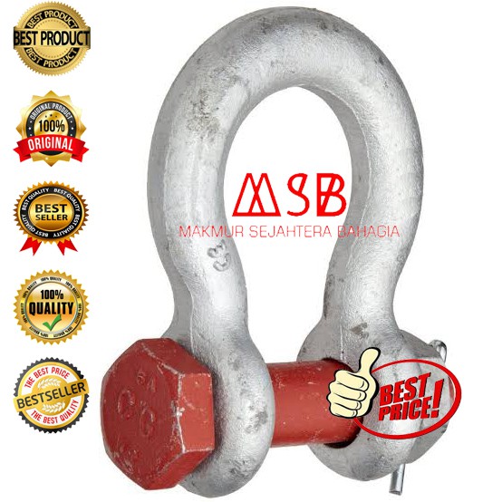 Jual SHACLE OMEGA 2130- 1 TYPE G BOLT / SHACKLE SEGEL / OMEGA SEGEL ...