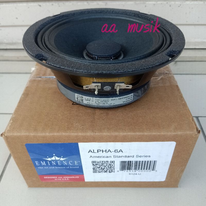 Jual SPEAKER COMPONENT EMINENCE ALPHA 6A MIDRANGE 6 INCH ORIGINAL