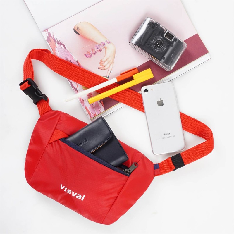 Jual Waist Bag Visval Fella Red Tas Visval Original Tas Selempang Sling ...