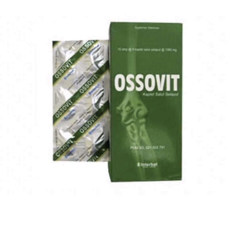 Jual Ossovit Strip 6 Tablet | Sirup 100 Ml ( Untuk Memelihara Kesehatan ...