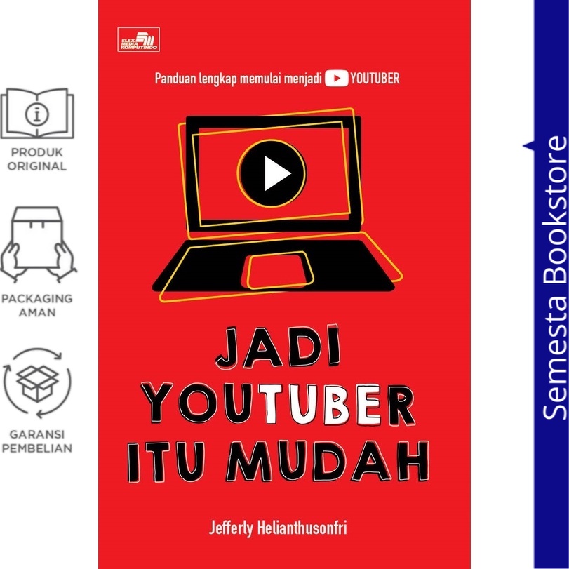 Jual Jadi YouTuber Itu Mudah - BUKU ORI ELEX | Shopee Indonesia