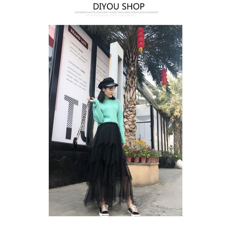 Jual Korean Pointed Cake Tutu 4 Layer Skirt Premium 9619 ( Rok Tutu 4 ...