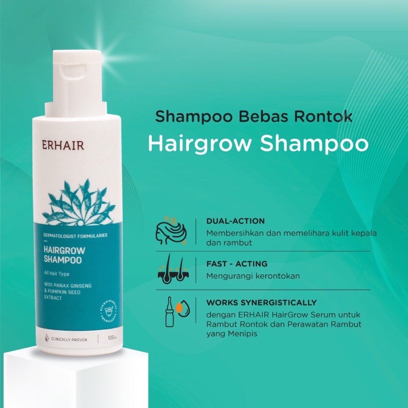 Jual Erha Erhair Hair Grow Shampoo 100ml Shopee Indonesia