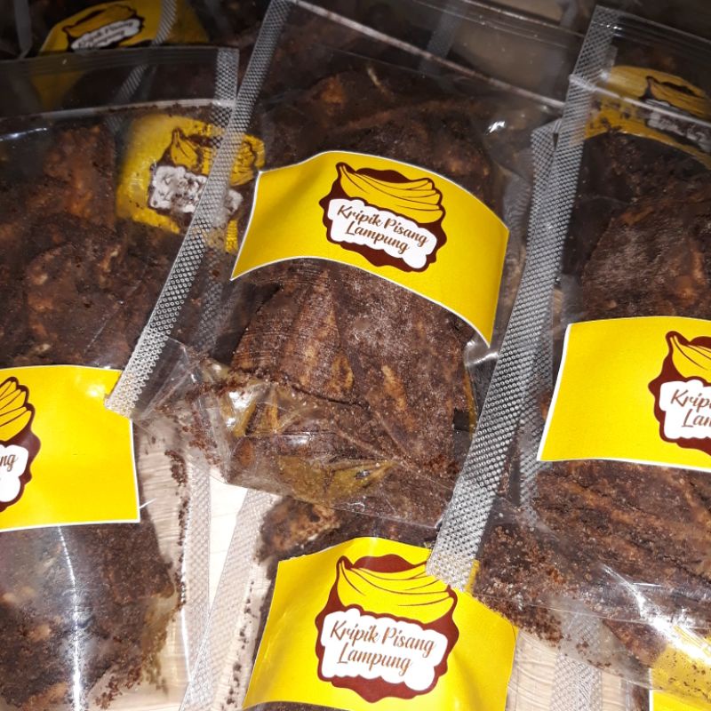 Jual Kripik Pisang Coklat Keripik Pisang Cokelat Khas Lampung Shopee