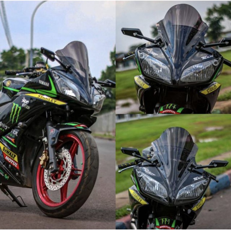 Jual windshield visor jenong yamaha r15v2 old kaca depan r15 v2 ...