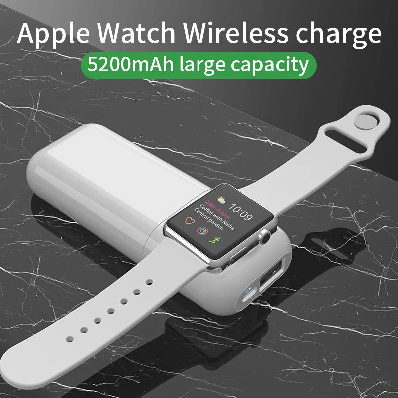 Jual mini portable powerbank apple watch wireless travel charger