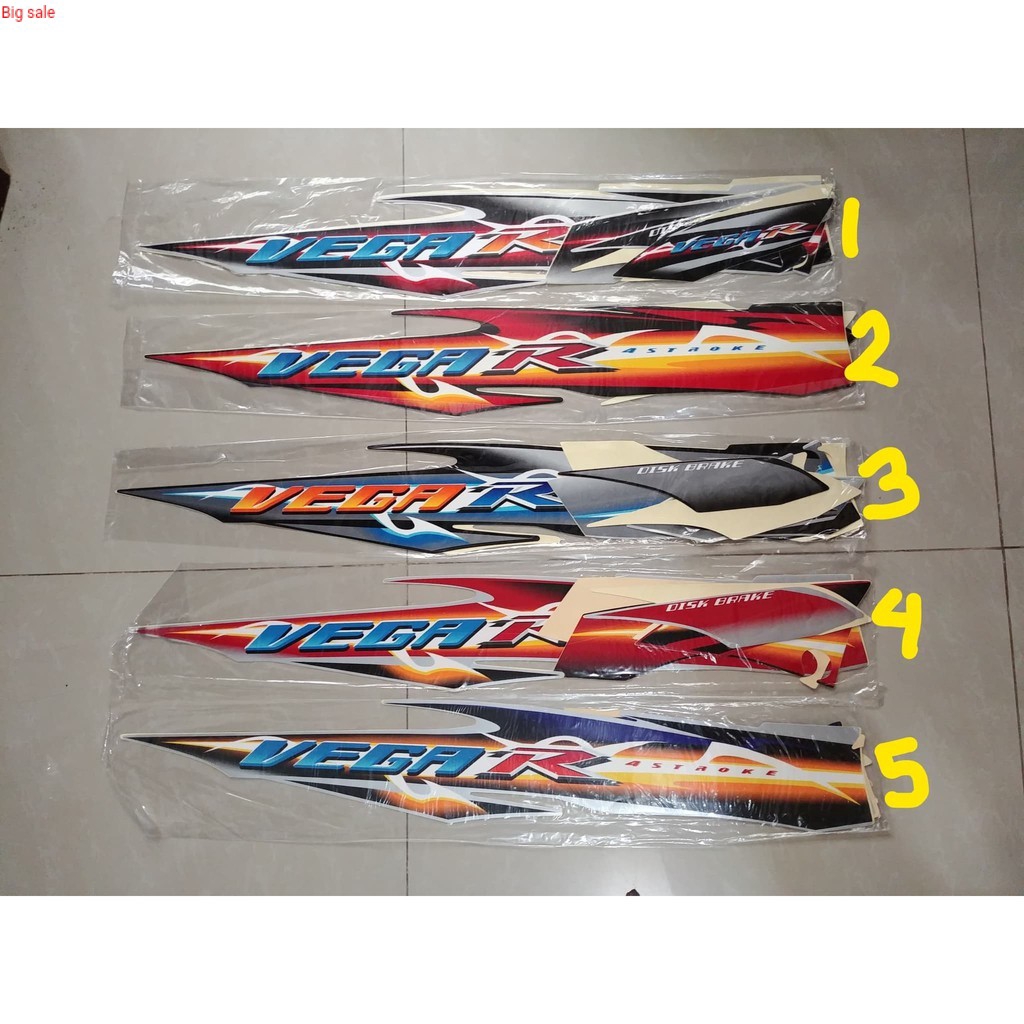 Jual Promo Stiker Bodi And Lis Body And Striping Vega R 2007 New Shopee