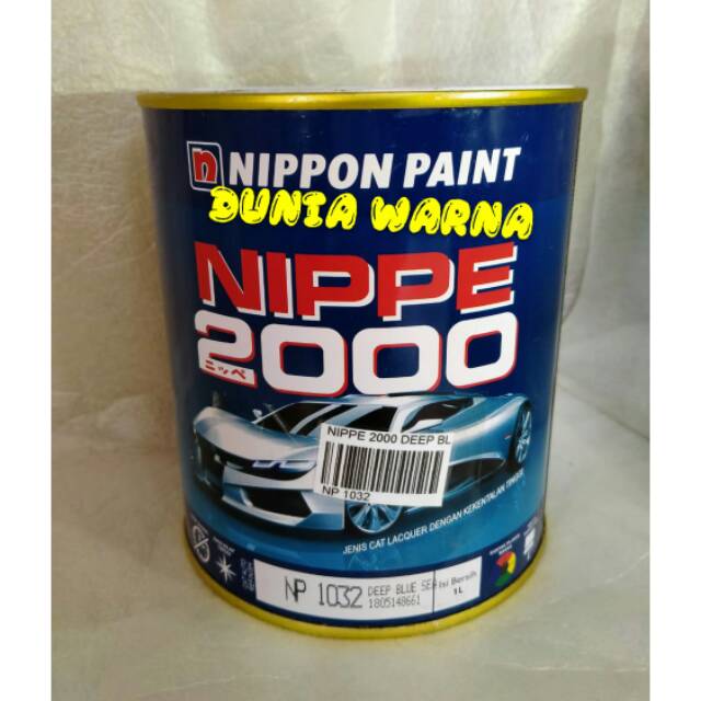 Jual Nippe 2000 kode 1032 Deep Blue Sea gloss/cat kayu besi/cat motor ...