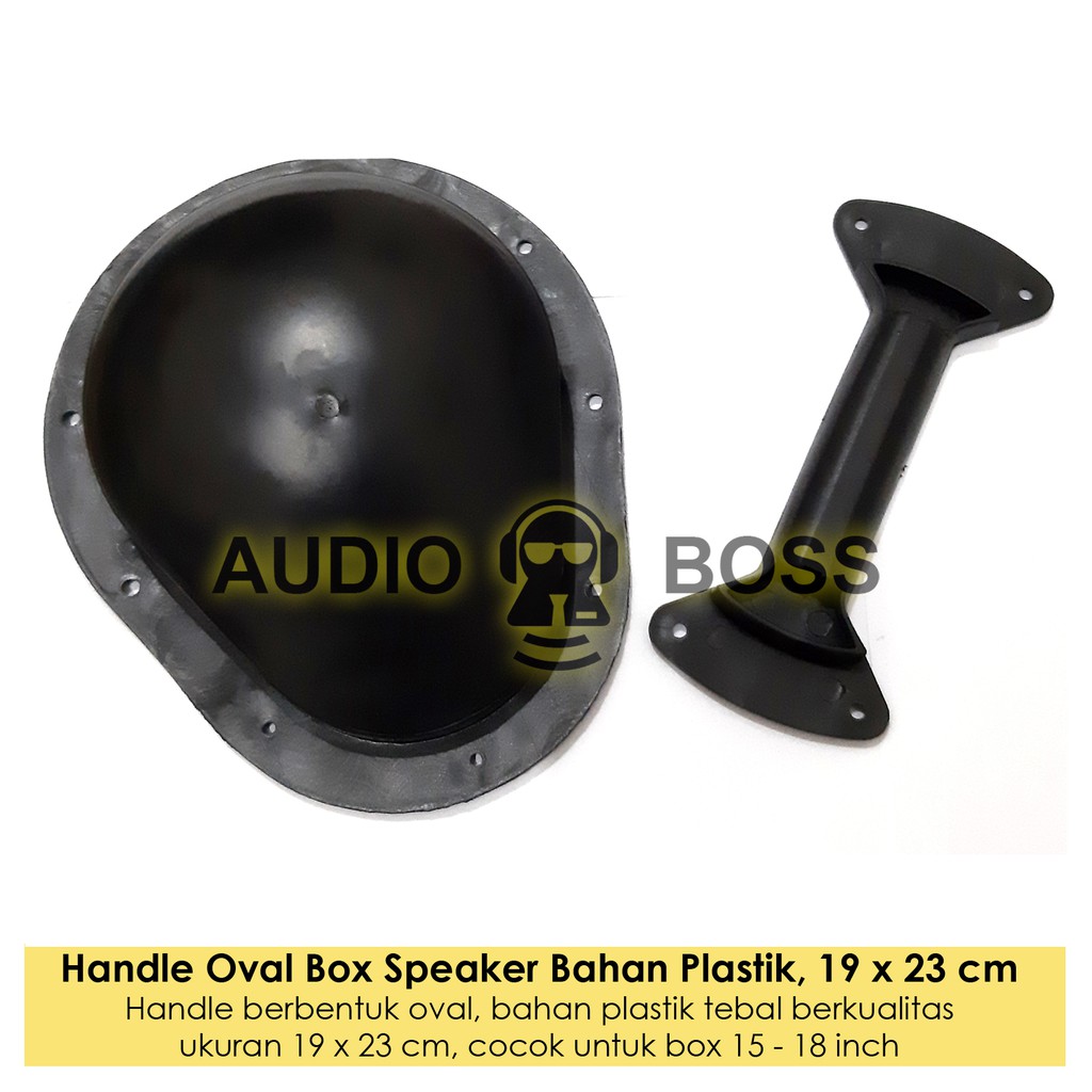 Jual Handle Oval Box Boks Speaker 23 X 19 Cm Handel Hendel Oval Bahan ...