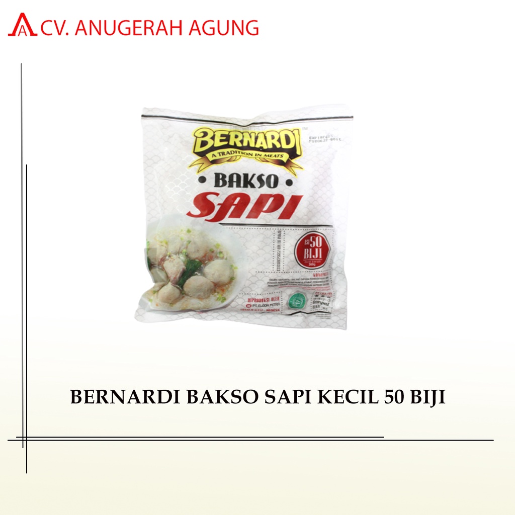 Jual Bernardi Bakso Sapi Kecil 50 Biji Shopee Indonesia